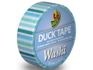DuckTape Washi Blue Stripes – 15χιλ x 10μ